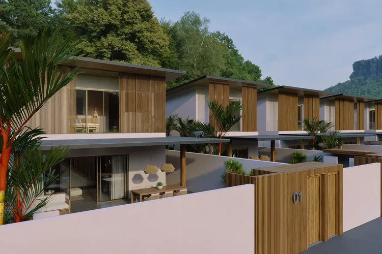 Construcción de conjunto de cinco casas de playa en Panamá