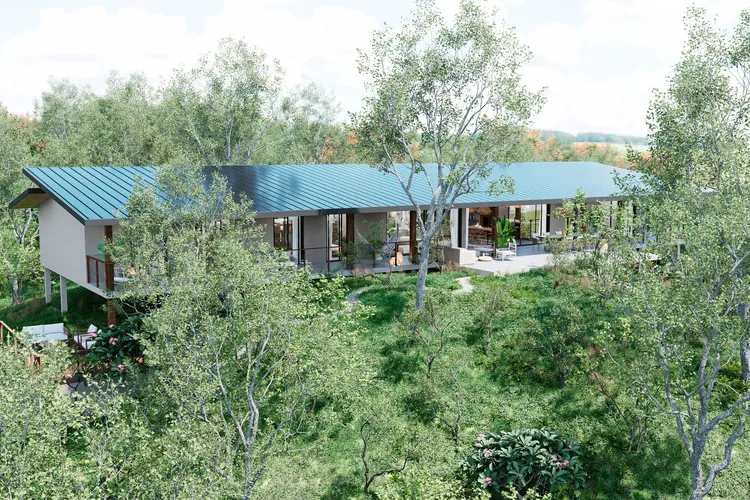 Construction of a mountain house with Steel Framing System