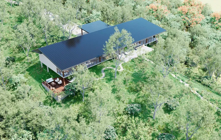 Construcción modular en áreas de montaña de dificil acceso