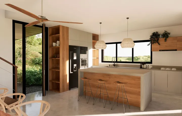 Cocina de diseño diseñada completamente a medida