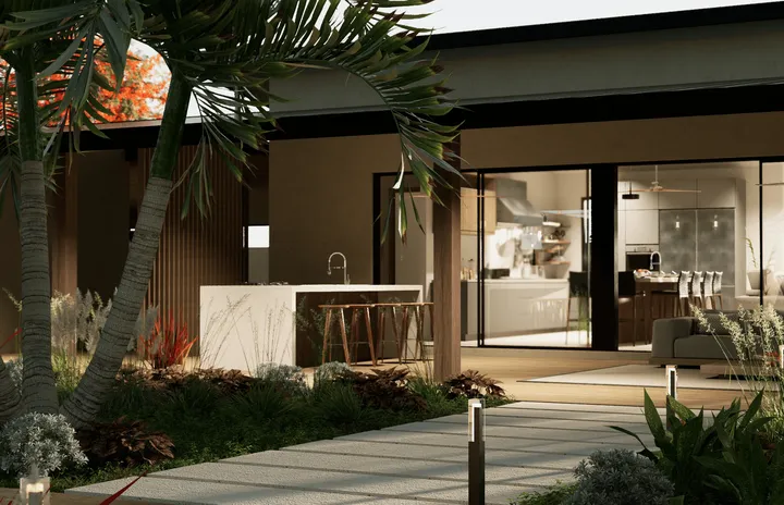 Our homes are specially designed to be enjoyed year-round in a tropical climate.