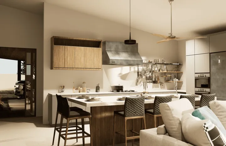 We design and build fully customized kitchens.